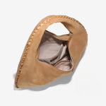 Chloe Suede and Leather Crescent Hobo Bag – Luxury Large Shoulder Bag for Women - in Camel | Arvea Bags