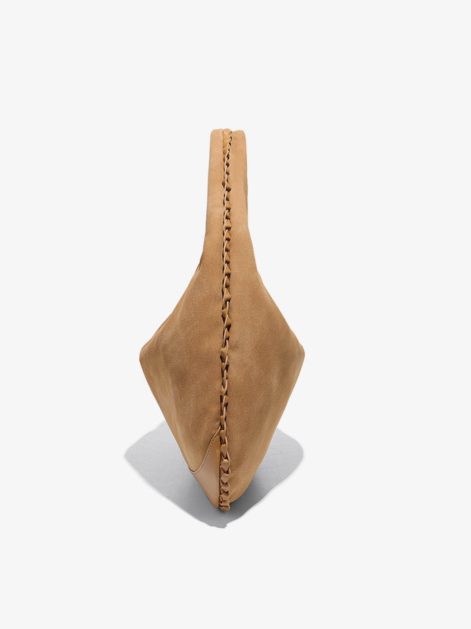 Chloe Suede and Leather Crescent Hobo Bag – Luxury Large Shoulder Bag for Women - in Camel | Arvea Bags