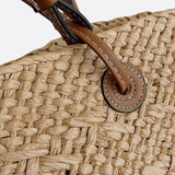 Handwoven Straw Shoulder Bag – Elegant, Functional & Lightweight - in Camel | Arvea Bags