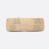 Tassel - Detail Woven Shoulder Bag – Elegant & Functional - in Camel | Arvea Bags