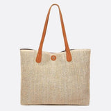 Tassel - Detail Woven Shoulder Bag – Elegant & Functional - in Camel | Arvea Bags
