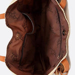 Tassel - Detail Woven Shoulder Bag – Elegant & Functional - in Camel | Arvea Bags