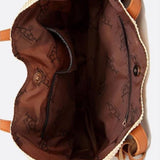 Tassel - Detail Woven Shoulder Bag – Elegant & Functional - in Camel | Arvea Bags