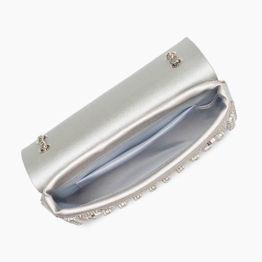 Aeris | Luxury Turquoise Crystal Evening Bag – Bold & Elegant Statement Piece - in Blue | Arvea Bags