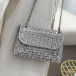 Aeris | Luxury Turquoise Crystal Evening Bag – Bold & Elegant Statement Piece - in Blue | Arvea Bags