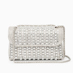 Aeris | Luxury Turquoise Crystal Evening Bag – Bold & Elegant Statement Piece - in Blue | Arvea Bags