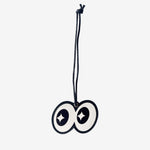 Aeriselle | Wide - Eyed Leather Bag Charm – Playful, Bold & Eye - Catching - in Black | Arvea Bags