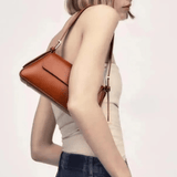 Amara | Black Minimalist Shoulder Bag – Timeless & Elegant - in Black | Arvea Bags