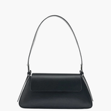 Amara | Black Minimalist Shoulder Bag – Timeless & Elegant - in Black | Arvea Bags