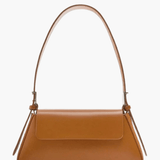 Amara | Black Minimalist Shoulder Bag – Timeless & Elegant - in Brown | Arvea Bags