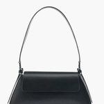 Amara | Black Minimalist Shoulder Bag – Timeless & Elegant - in Brown | Arvea Bags