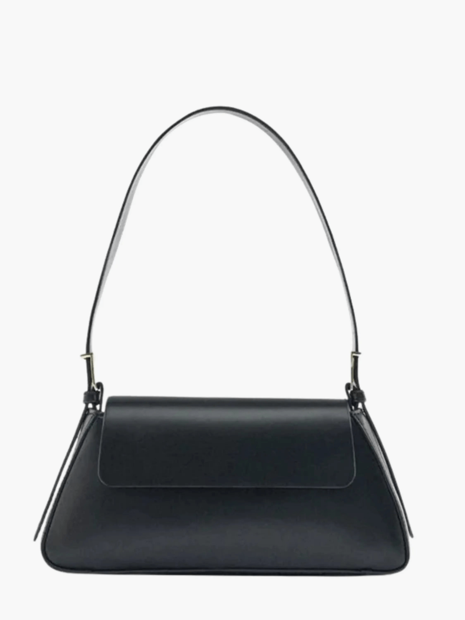 Amara | Black Minimalist Shoulder Bag – Timeless & Elegant - in Brown | Arvea Bags