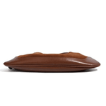 Amara | Luxe Suede & Leather Shoulder Bag – Timeless Elegance - in Dark Brown | Arvea Bags
