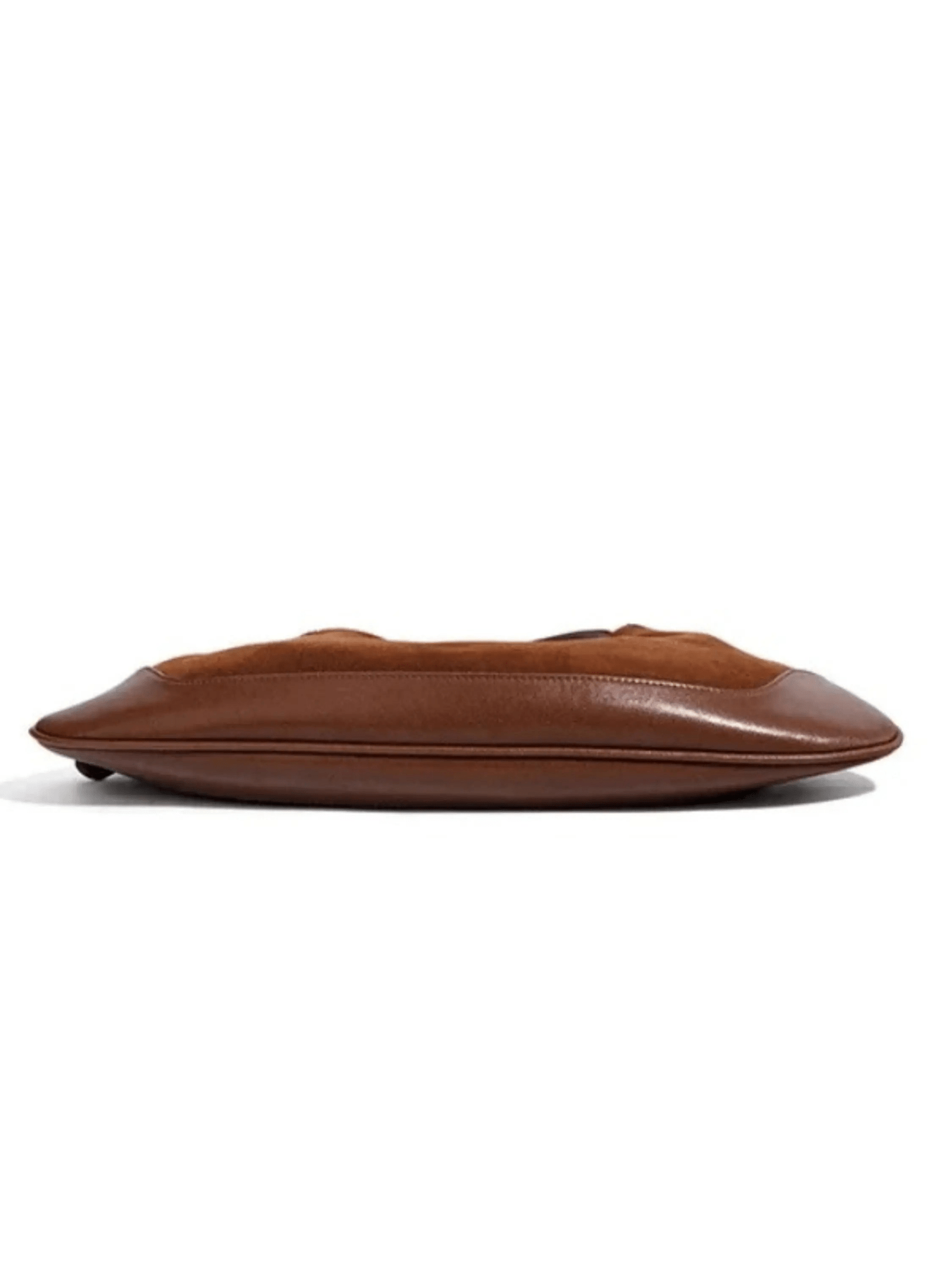 Amara | Luxe Suede & Leather Shoulder Bag – Timeless Elegance - in Dark Brown | Arvea Bags