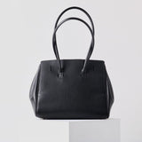 Amelia | Black Leather Handbag – Sophisticated & Stylish - in Black | Arvea Bags