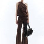 Amelia | Black Structured Leather Handbag – Elegant & Timeless - in Black | Arvea Bags