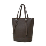 Amelia | Brown Leather Bucket Bag – Sleek & Sophisticated - in Brown | Arvea Bags