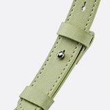 Arden Woven Crescent Bag – Genuine Leather Shoulder Bag - in Green | Arvea Bags
