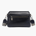 Aria | Black Leather Crossbody Bag – Modern & Chic - in Black | Arvea Bags