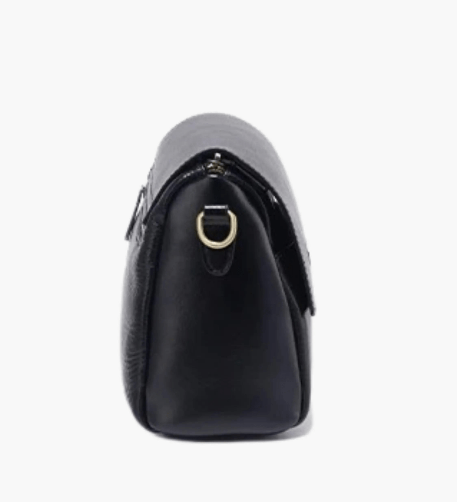 Aria | Black Leather Crossbody Bag – Modern & Chic - in Black | Arvea Bags