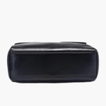 Aria | Black Leather Crossbody Bag – Modern & Chic - in Black | Arvea Bags