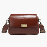 Aria | Black Leather Crossbody Bag – Modern & Chic - in Brown | Arvea Bags