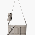 Aria | Blue Buckle Crossbody Bag – Modern & Versatile - in Grey | Arvea Bags
