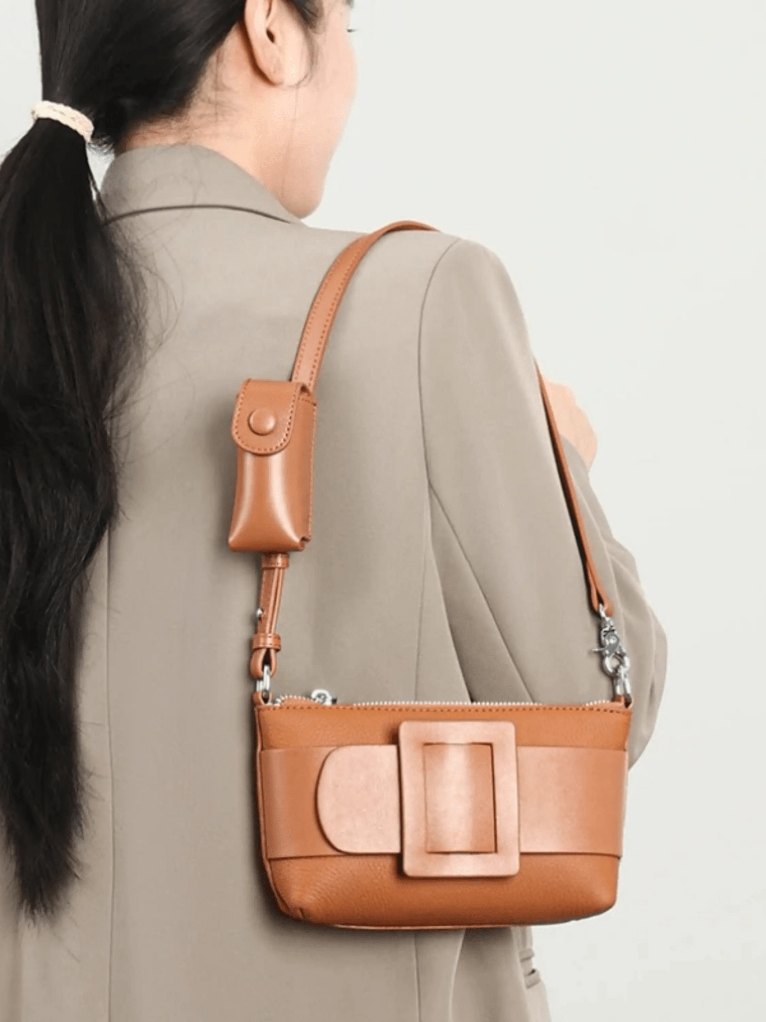 Aria | Blue Buckle Crossbody Bag – Modern & Versatile - in Teal | Arvea Bags