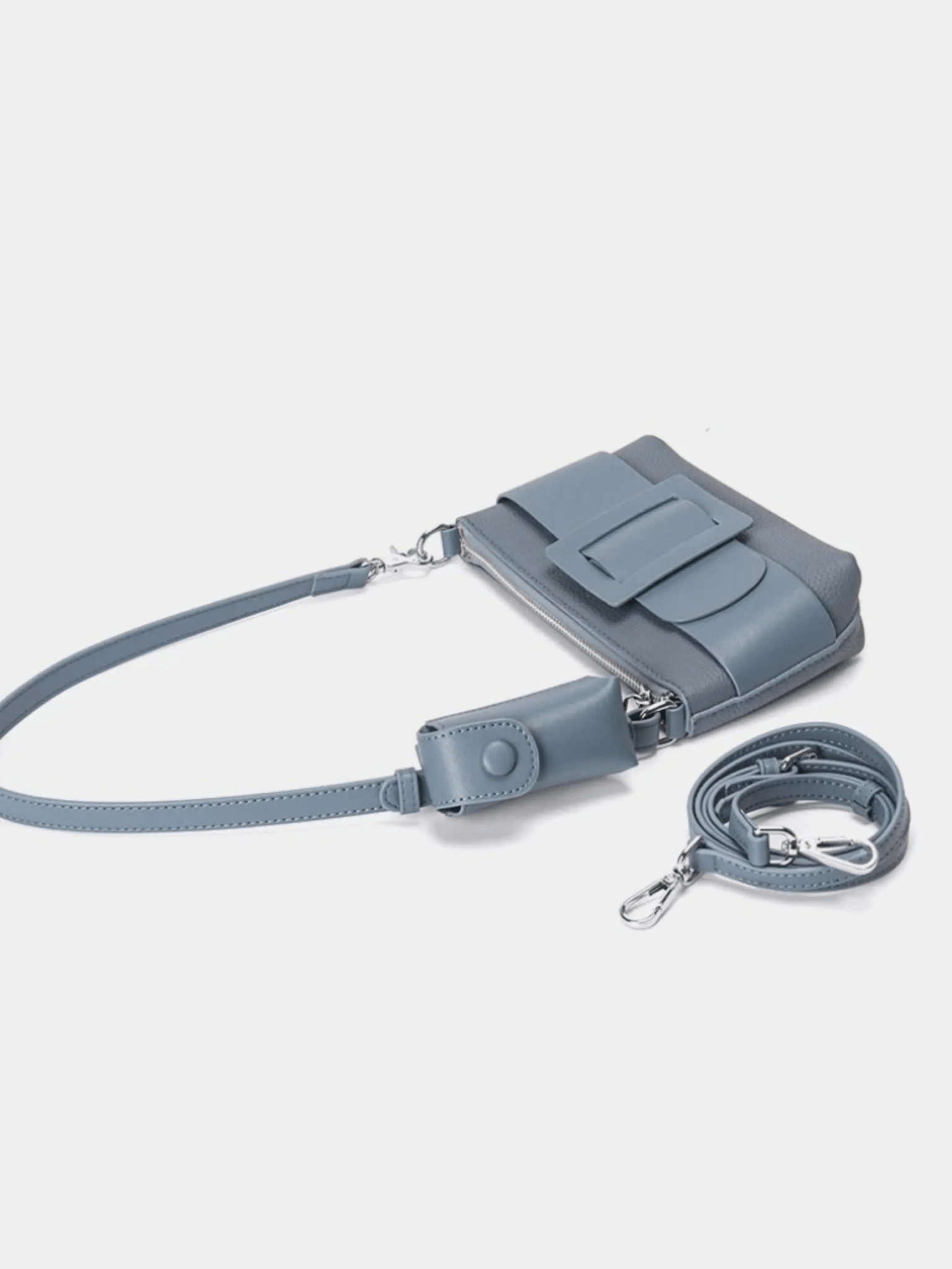 Aria | Blue Buckle Crossbody Bag – Modern & Versatile - in Teal | Arvea Bags