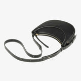 Aria | Tan Saddle Crossbody Bag – Classic & Versatile - in Black | Arvea Bags