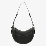 Aria | Tan Saddle Crossbody Bag – Classic & Versatile - in Black | Arvea Bags
