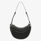 Aria | Tan Saddle Crossbody Bag – Classic & Versatile - in Black | Arvea Bags