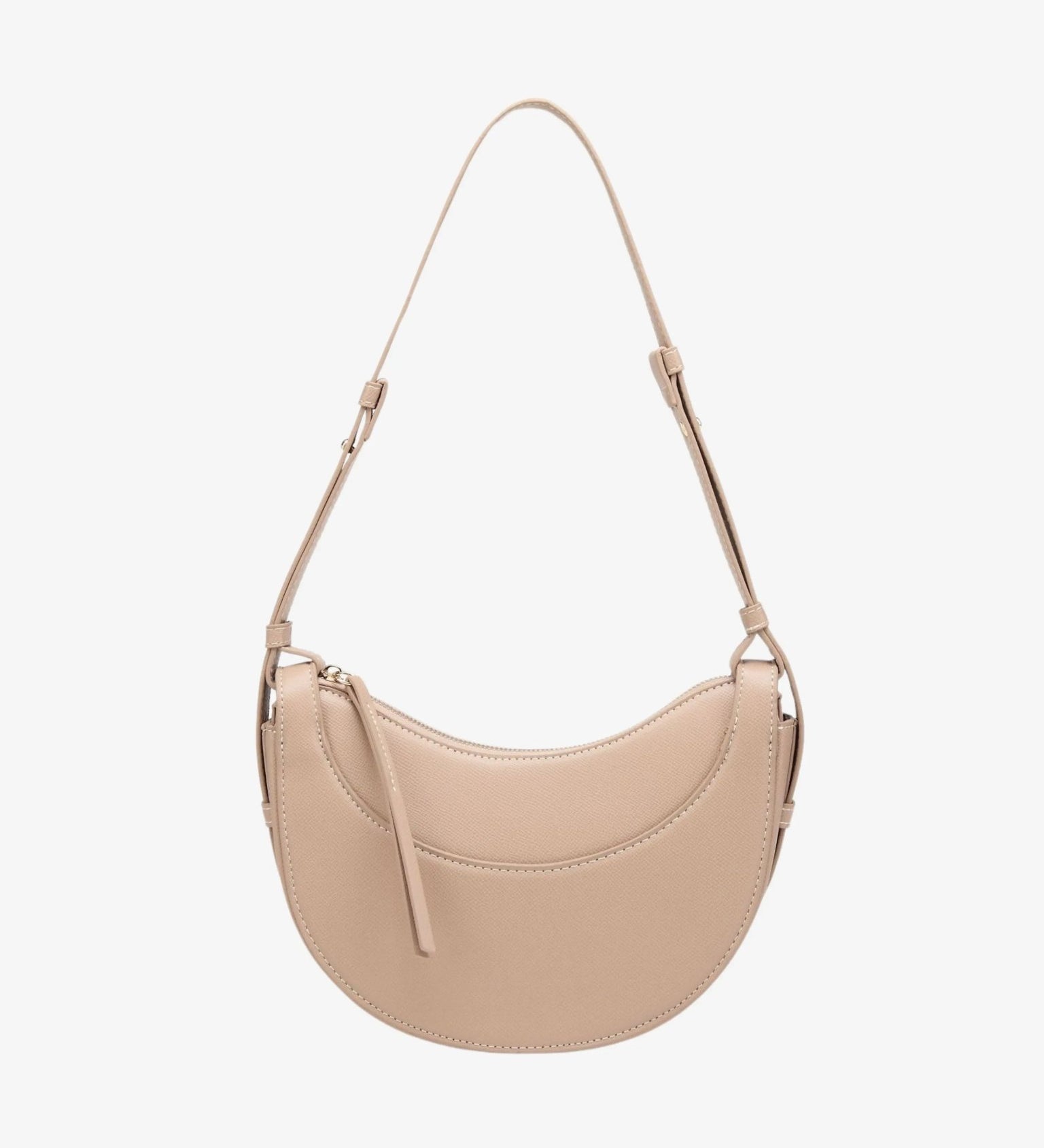 Aria | Tan Saddle Crossbody Bag – Classic & Versatile - in Khaki | Arvea Bags