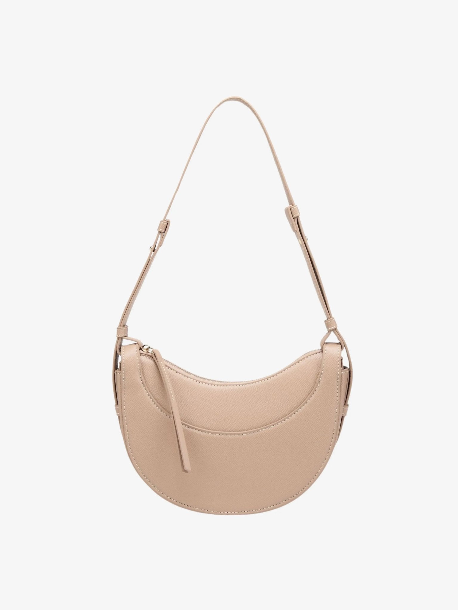 Aria | Tan Saddle Crossbody Bag – Classic & Versatile - in Khaki | Arvea Bags