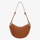 Aria | Tan Saddle Crossbody Bag – Classic & Versatile - in Tan Brown | Arvea Bags