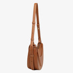 Aria | Tan Saddle Crossbody Bag – Classic & Versatile - in Tan Brown | Arvea Bags