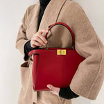 Aurora | Caramel Leather Tote – Sophisticated & Timeless - in Brown | Arvea Bags
