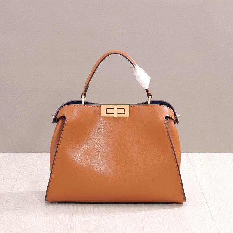 Aurora | Caramel Leather Tote – Sophisticated & Timeless - in Brown | Arvea Bags