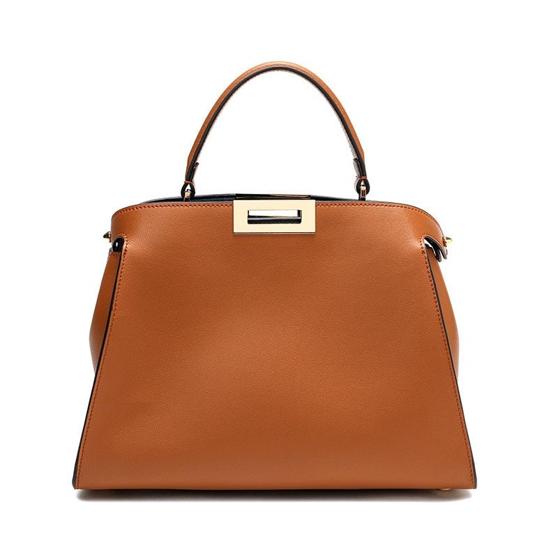 Aurora | Caramel Leather Tote – Sophisticated & Timeless - in Brown | Arvea Bags