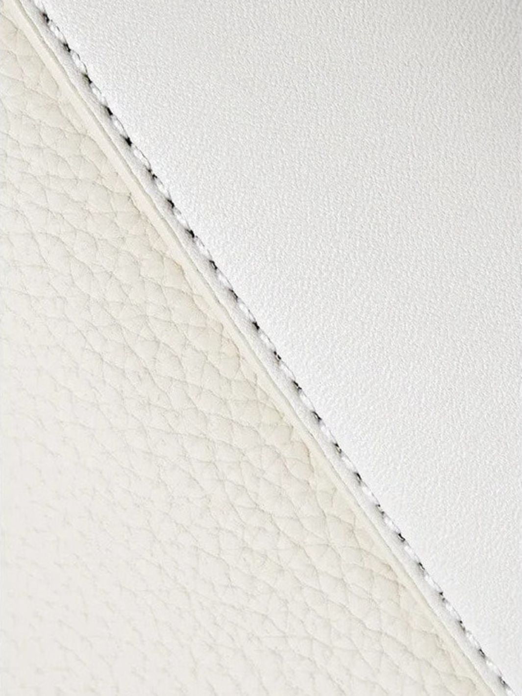 Aurora Signature Trapeze Bag – Structured Handbag with Turn - Lock Closure - in Ivory | Arvea Bags