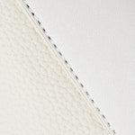 Aurora Signature Trapeze Bag – Structured Handbag with Turn - Lock Closure - in Ivory | Arvea Bags