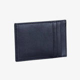 Ava | Black Woven Leather Cardholder – Sleek & Minimalist - in Black | Arvea Bags