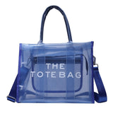 Ava | Neon Orange Mesh Tote Bag – Bold & Trendy - in Teal | Arvea Bags