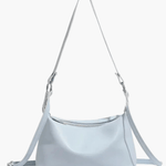 Avaris | Luxe Sky Blue Leather Crossbody Bag – Sleek & Versatile - in Light Blue | Arvea Bags