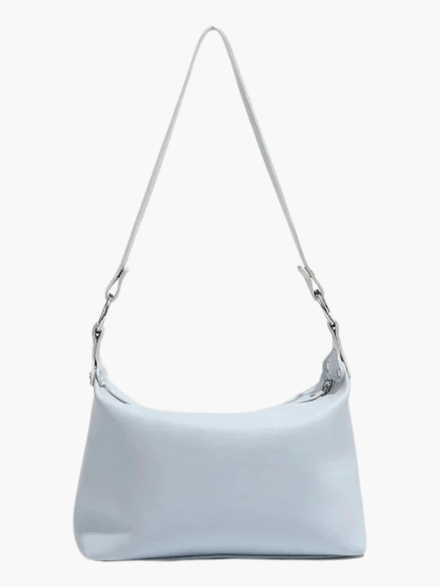 Avaris | Luxe Sky Blue Leather Crossbody Bag – Sleek & Versatile - in Light Blue | Arvea Bags