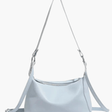 Avaris | Luxe Sky Blue Leather Crossbody Bag – Sleek & Versatile - in Light Blue | Arvea Bags