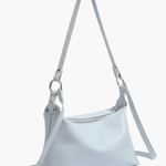 Avaris | Luxe Sky Blue Leather Crossbody Bag – Sleek & Versatile - in Light Blue | Arvea Bags