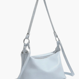 Avaris | Luxe Sky Blue Leather Crossbody Bag – Sleek & Versatile - in Light Blue | Arvea Bags