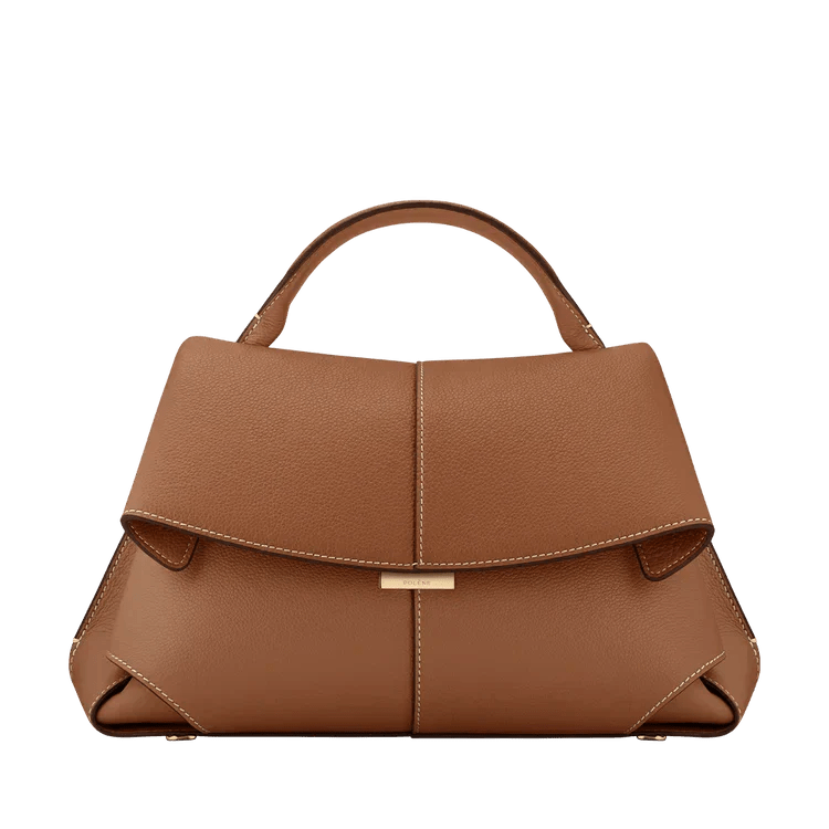 Aveline Luxury Leather Handbag – Timeless Elegance Meets Modern Sophistication - in Camel | Arvea Bags