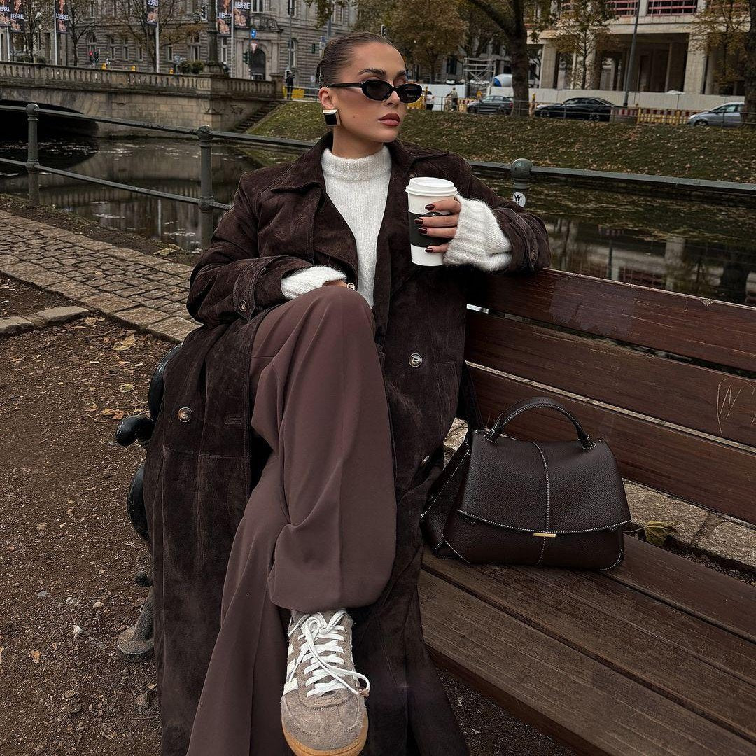 Aveline Luxury Leather Handbag – Timeless Elegance Meets Modern Sophistication - in Chalk | Arvea Bags